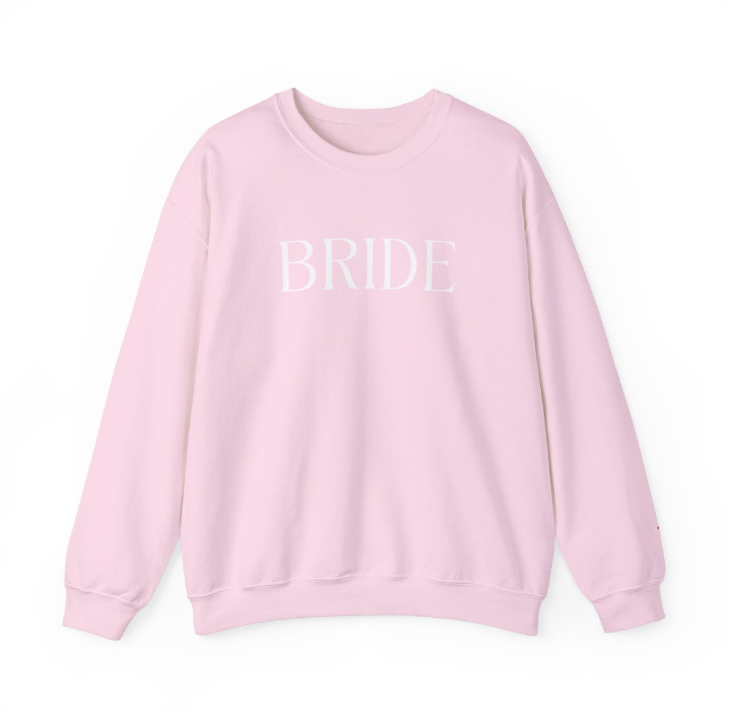 Bride Personalized Sleeve Sweatshirt