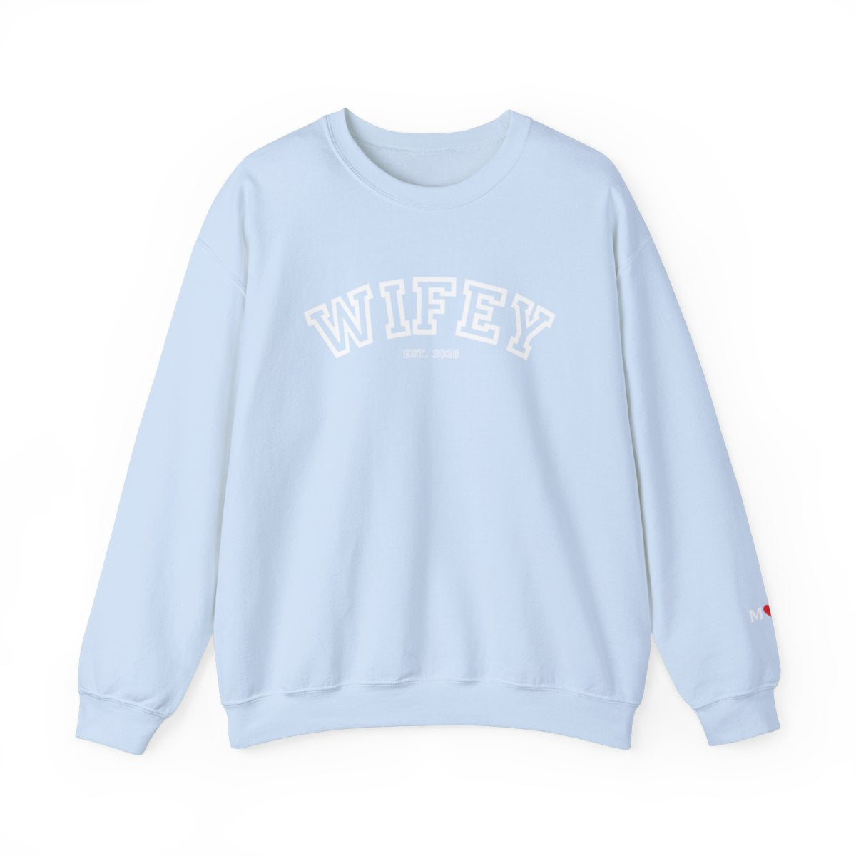 Wifey Personalized Sleeve Sweatshirt