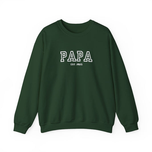 PAPA Personalized Names On The Back Sweatshirt
