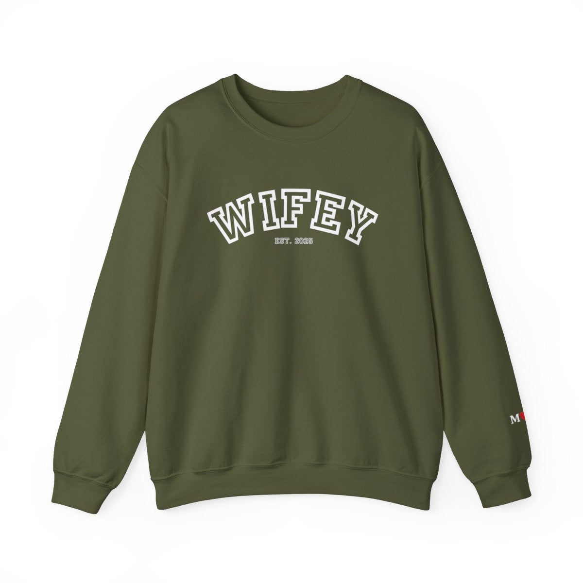 Wifey Personalized Sleeve Sweatshirt