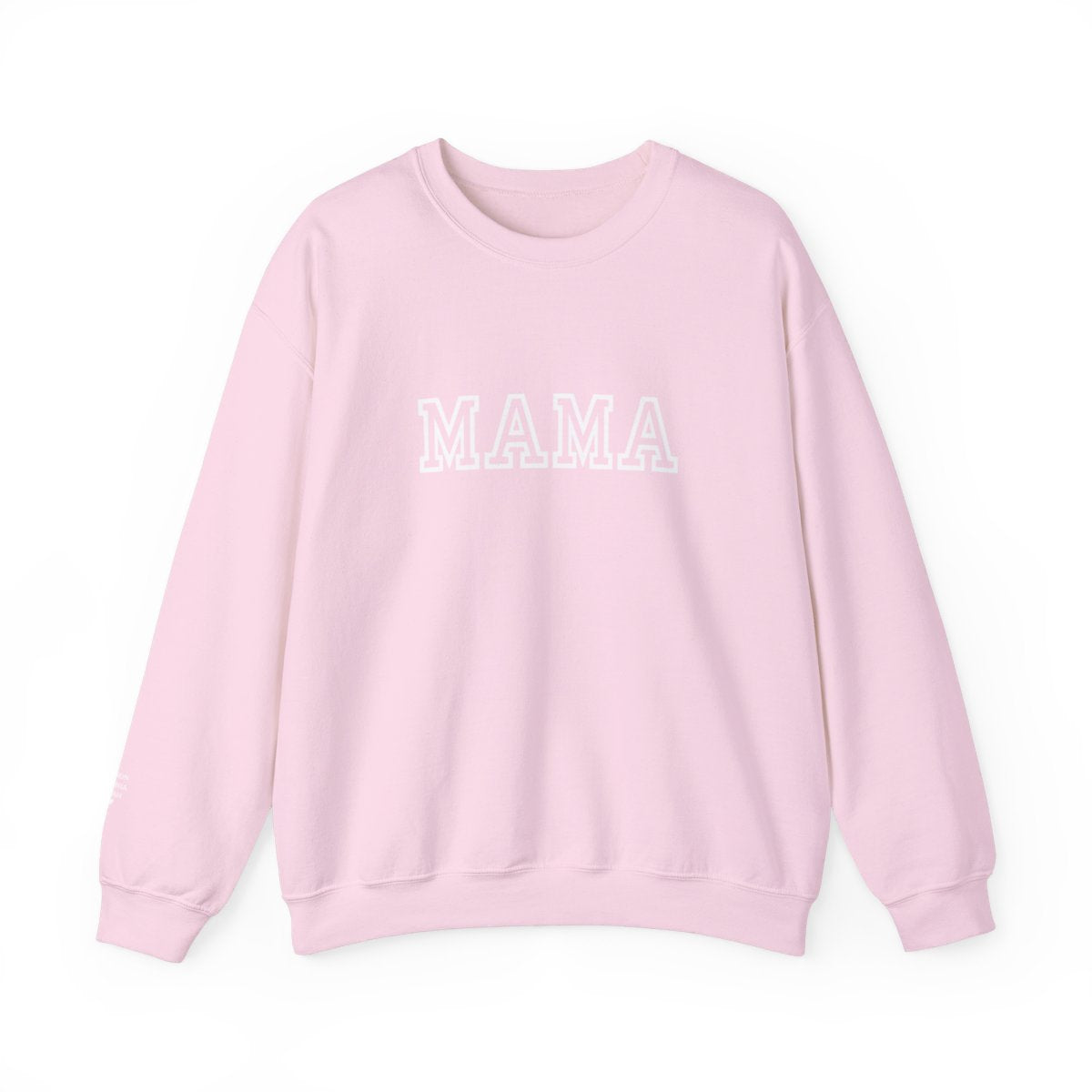 MAMA Personalized Names On Sleeve Sweatshirt