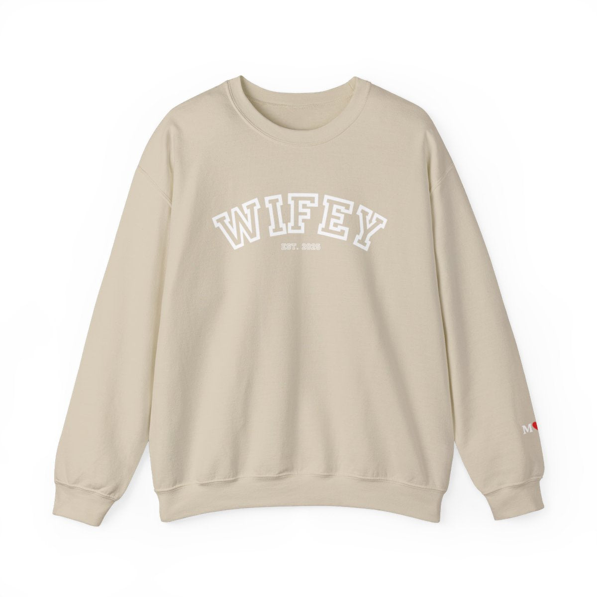Wifey Personalized Sleeve Sweatshirt