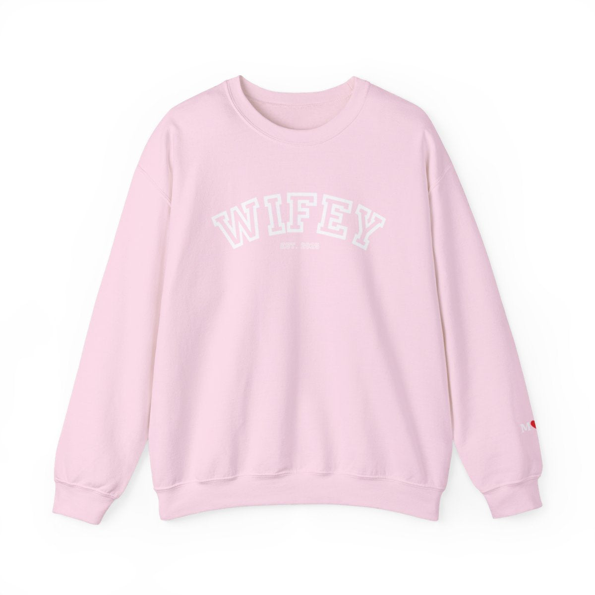 Wifey Personalized Sleeve Sweatshirt