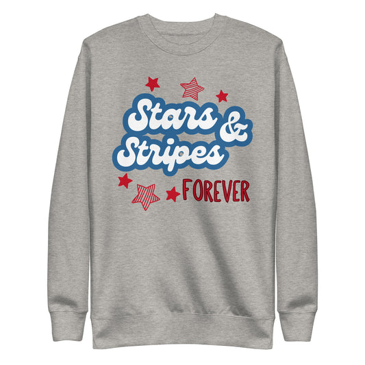 Stars And Stripes Forever - Unisex Premium Sweatshirt